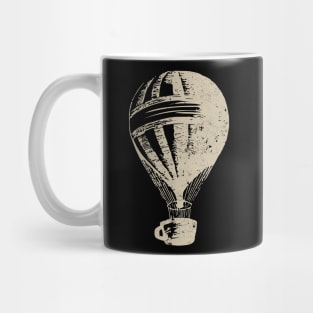 Coffee Hot Air Balloon Vintage Adventure Mug